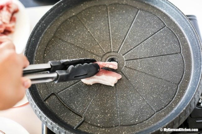Korean Pork Belly BBQ | MyKoreanKitchen.com
