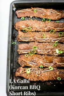 LA Galbi (Korean BBQ Short Ribs) | MyKoreanKitchen.com